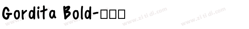Gordita Bold字体转换